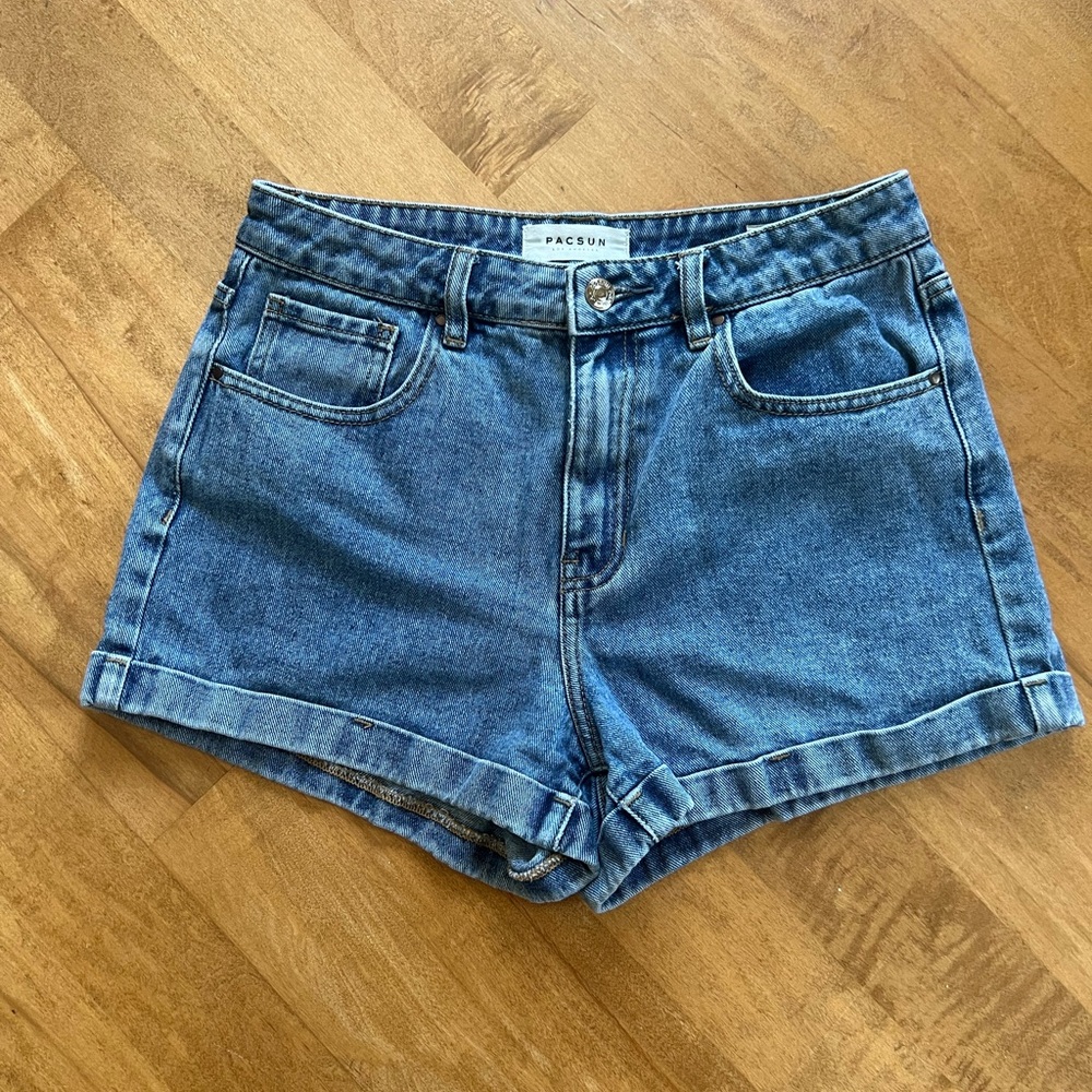 PacSun Blue Mom Jean Shorts